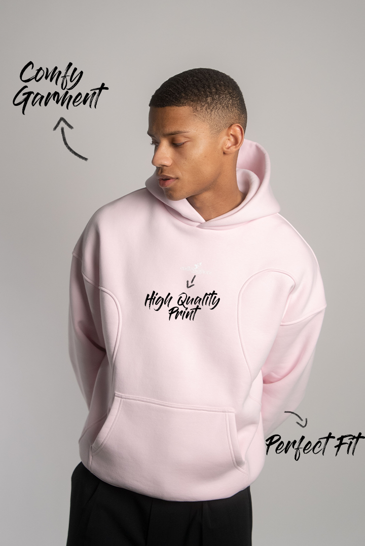 PINK HEART HOODIE