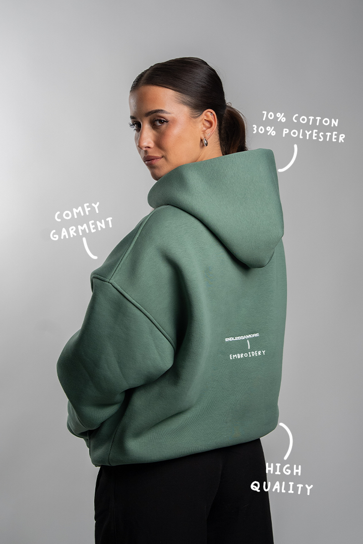 AMORE HOODIE GREEN