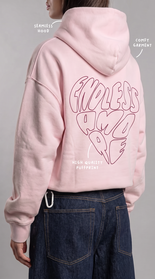 ESSENTIALS HOODIE PINK