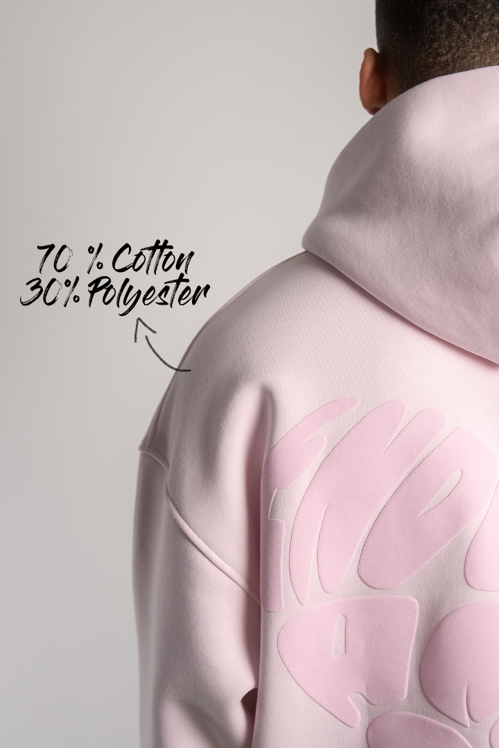 PINK HEART HOODIE