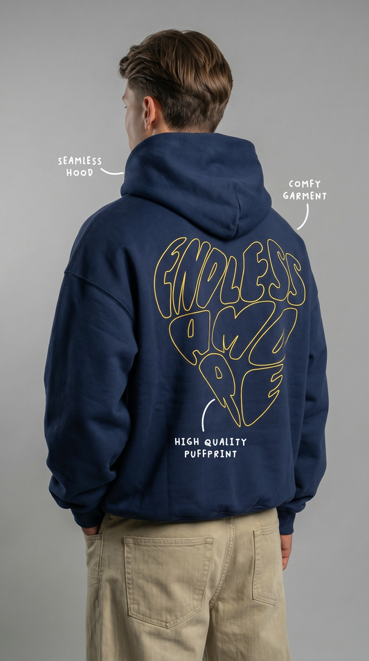 ESSENTIALS HOODIE BLUE