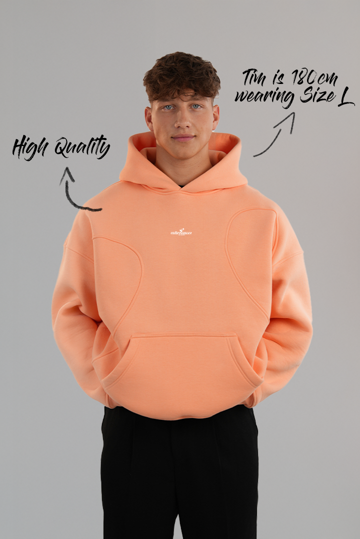 PEACH HEART HOODIE