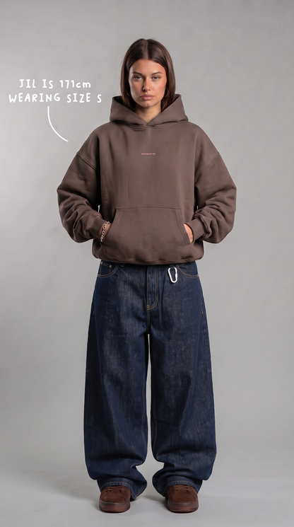 ESSENTIALS HOODIE BROWN