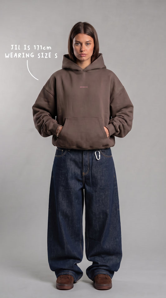 ESSENTIALS HOODIE BROWN