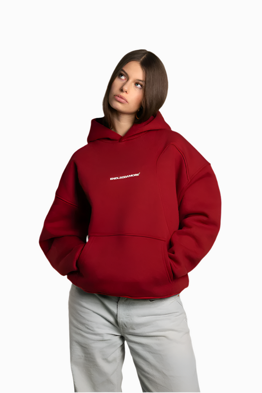 Bordeaux Heart Hoodie