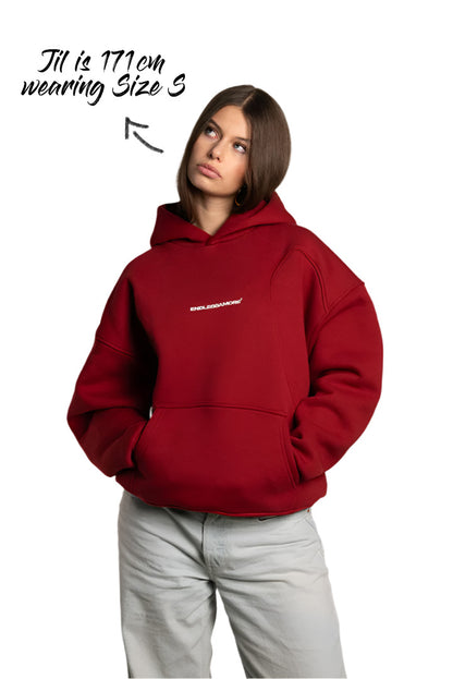 Bordeaux Heart Hoodie