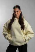 ZEBRA HOODIE BUTTER YELLOW