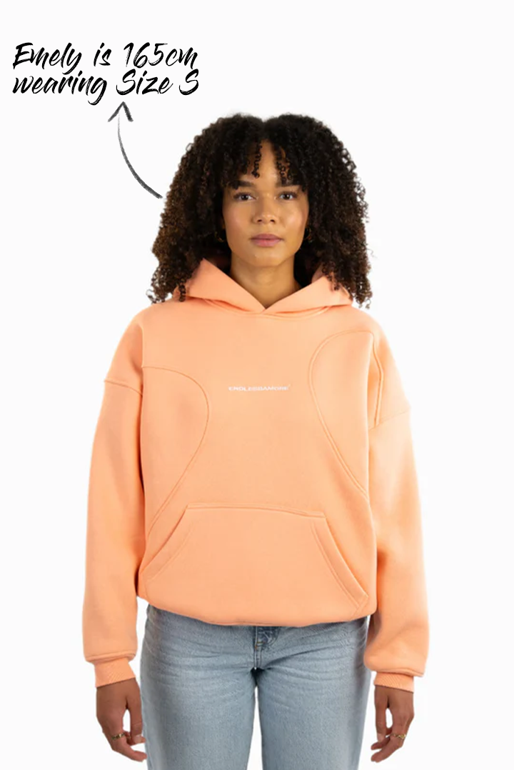 PEACH HEART HOODIE