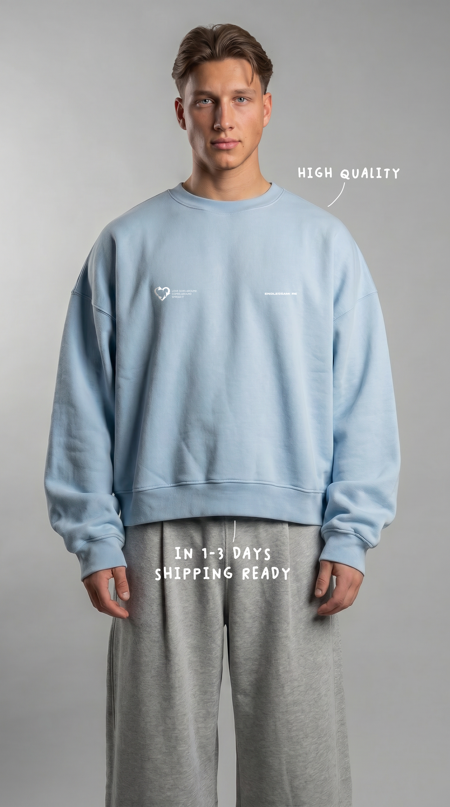 LOVE AROUND SWEATER