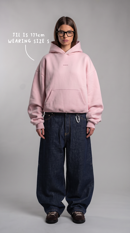 ESSENTIALS HOODIE PINK