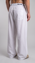 STRIPED PANTS CREME