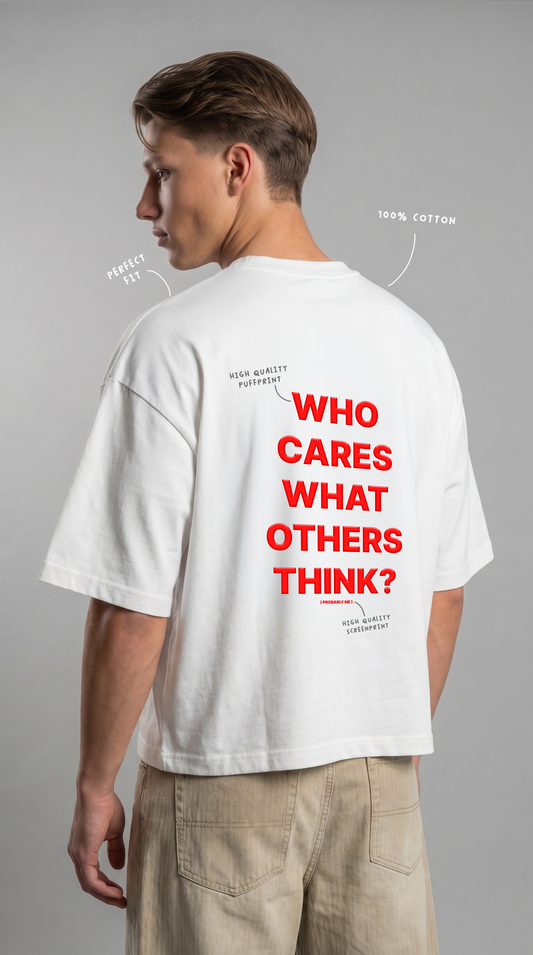 WHO CARES SHIRT