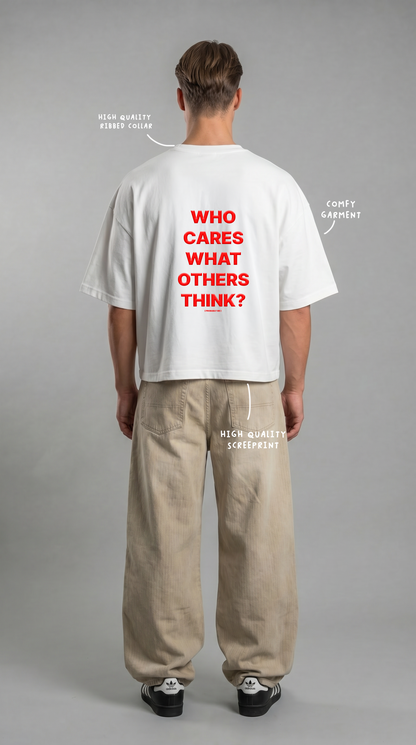 WHO CARES SHIRT
