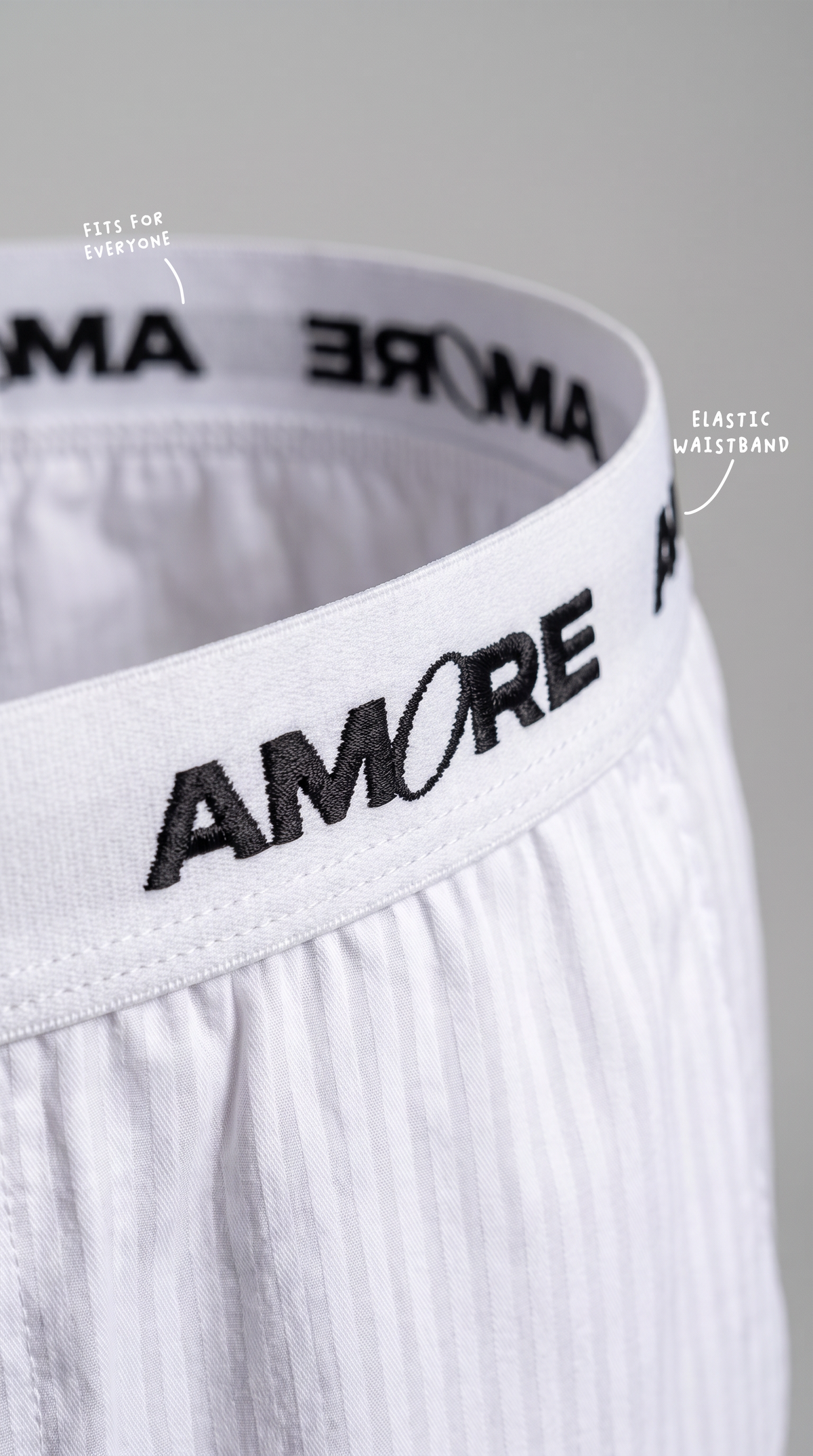STRIPED PANTS CREME