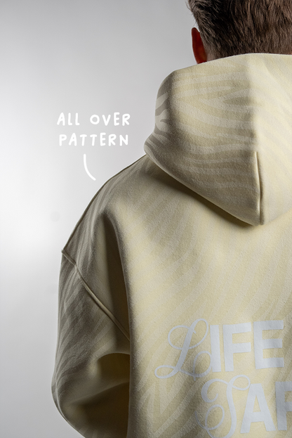 ZEBRA HOODIE BUTTER YELLOW