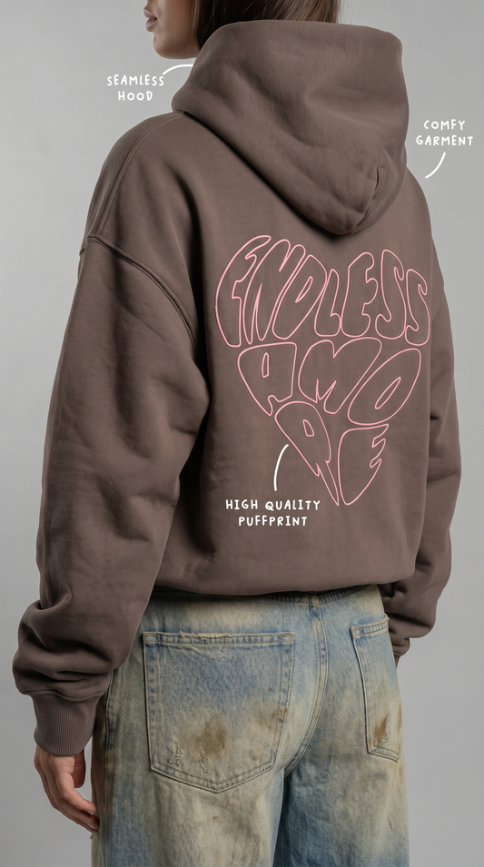 ESSENTIALS HOODIE BROWN
