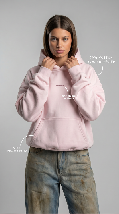 ESSENTIALS HOODIE PINK