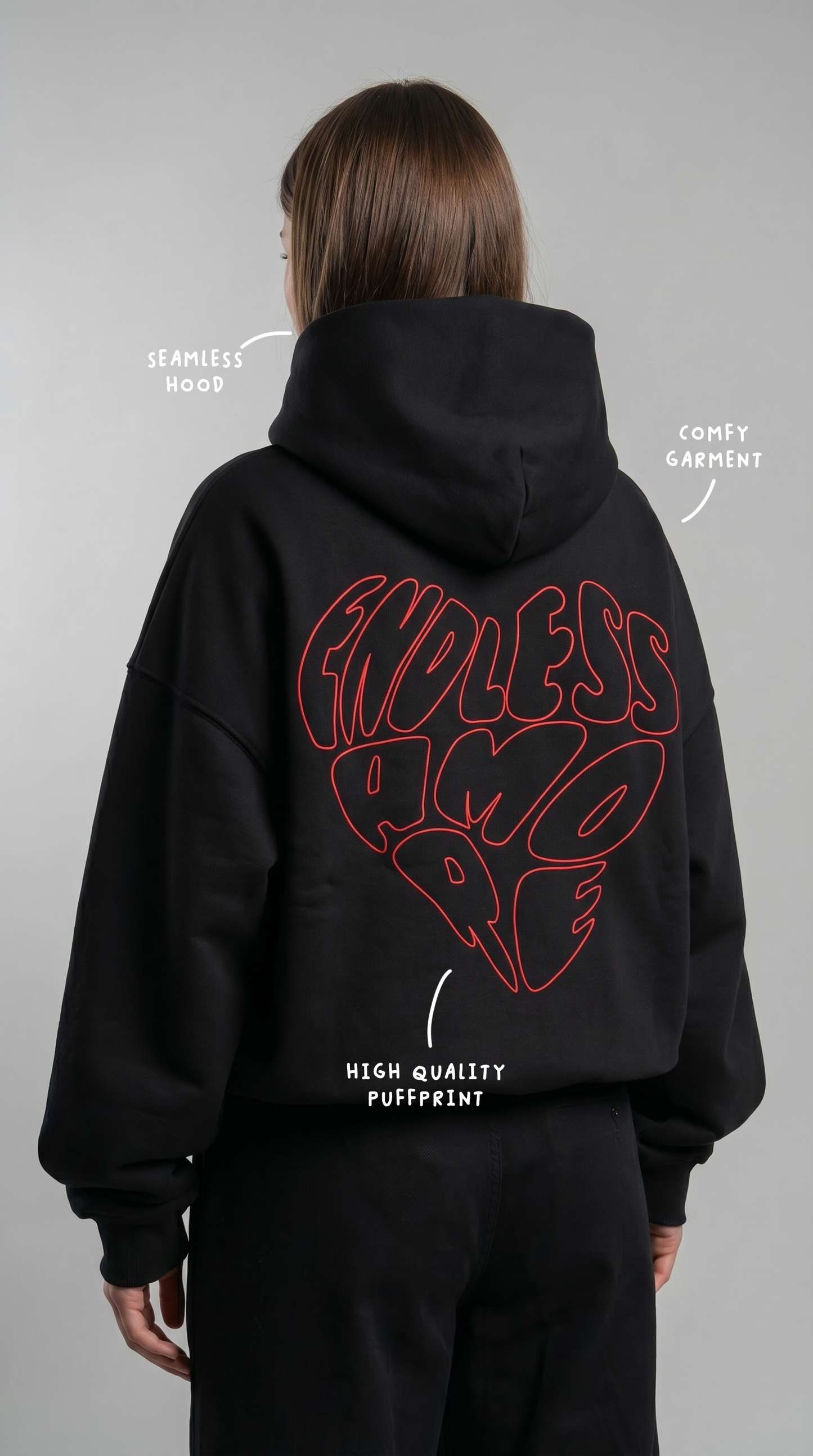ESSENTIALS HOODIE BLACK