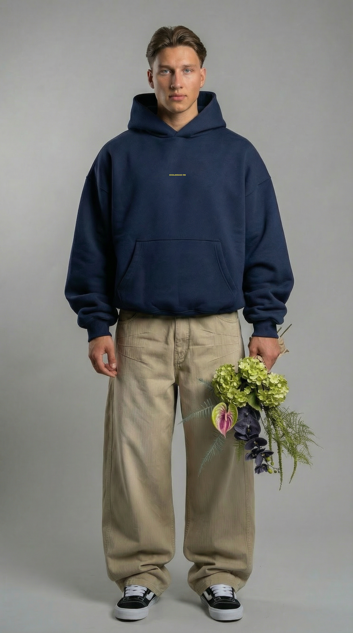 ESSENTIALS HOODIE BLUE