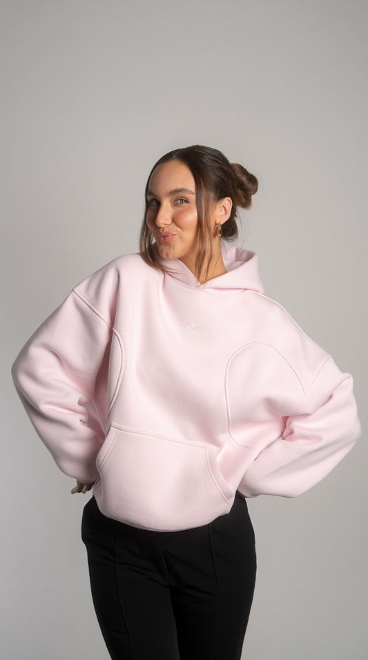 PINK HEART HOODIE