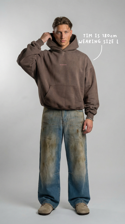 ESSENTIALS HOODIE BROWN