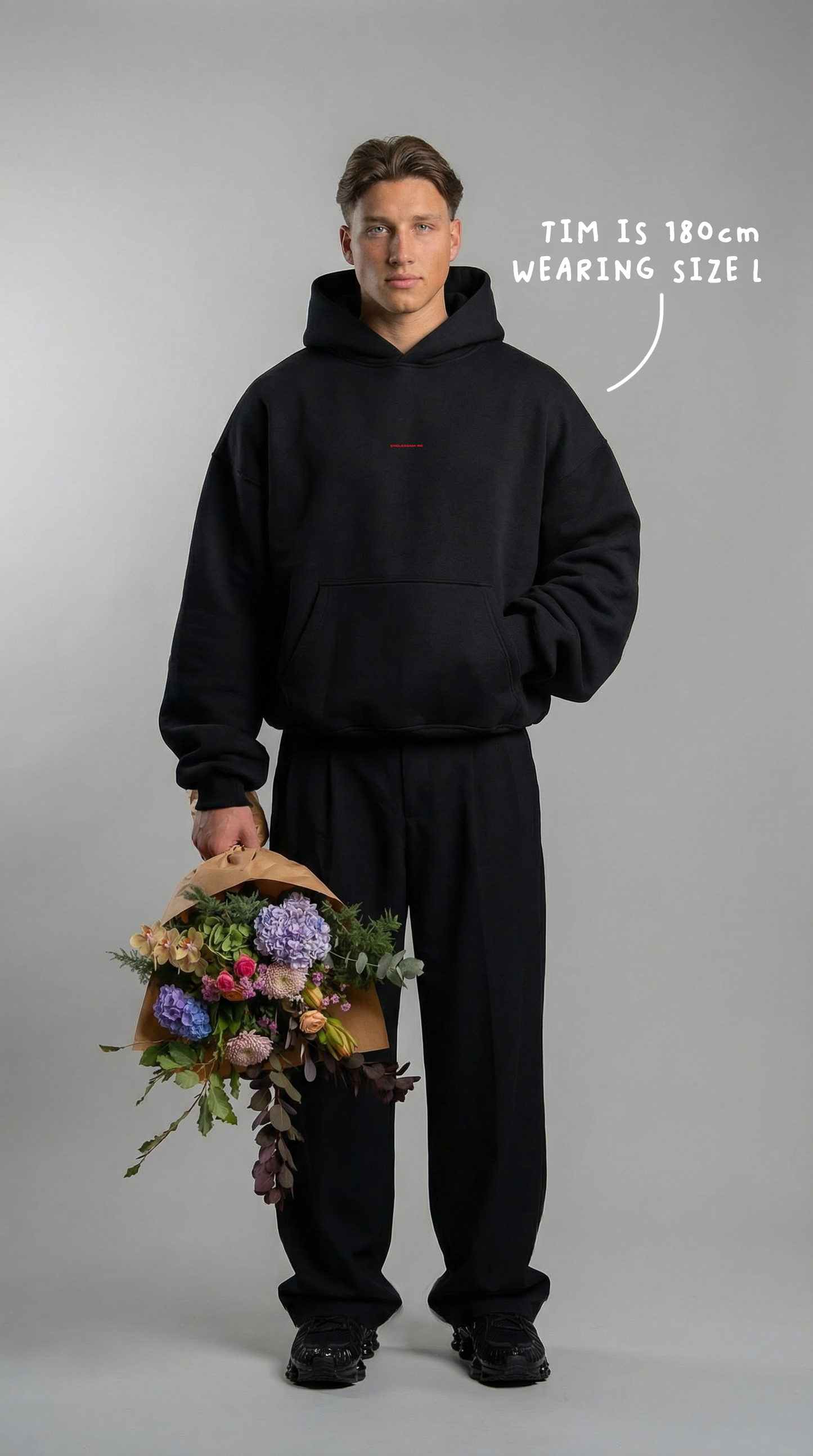ESSENTIALS HOODIE BLACK
